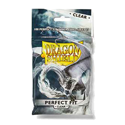 Dragon Shield Sleeves: Perfect Fit Standard - Clear/Clear