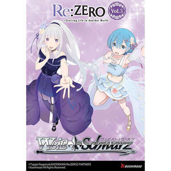 Weiss Schwarz: Re:ZERO Starting Life in Another World Vol.3 Booster Box - Pre-Order