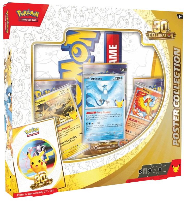 Pokémon TCG: 30th Celebration Poster Collection (In-Store Only)