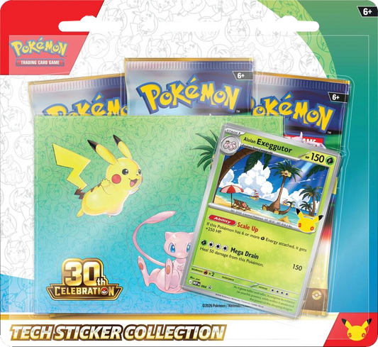 Pokémon TCG: 30th Celebration Tech Sticker Collection - Alolan Exeggutor (In-Store Only)