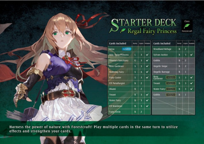 Shadowverse: Evolve - Regal Fairy Princess Starter Deck