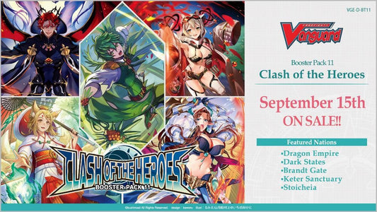 Cardfight Vanguard overDress: BT11 Clash of the Heroes Booster