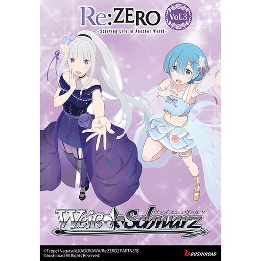 Weiss Schwarz: Re:ZERO Starting Life in Another World Vol.3 Booster Box - Pre-Order