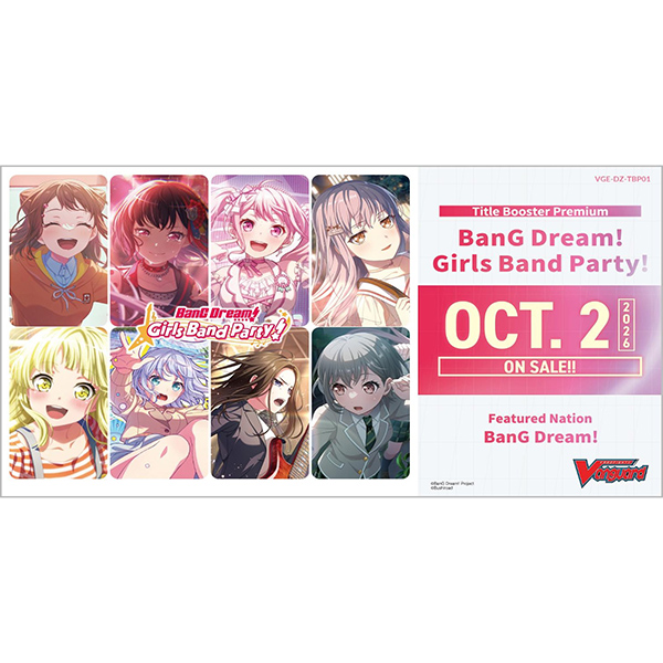 Cardfight Vanguard Divinez: TBP01 - Title Booster Premium - BanG Dream! Girls Band Party!
