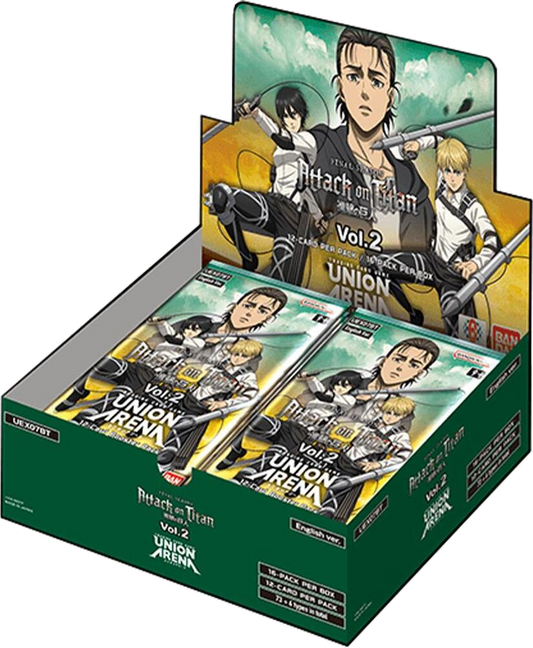 Union Arena: Attack on Titan Vol. 2 Booster Box
